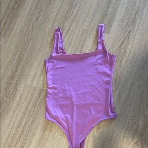 Purple Sleeveless Bodysuit